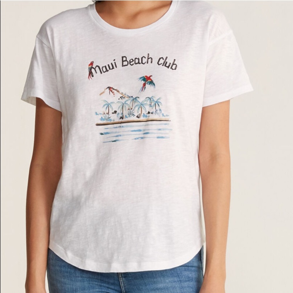 MADEWELL MAUI BEACH CLUB TEE NEW